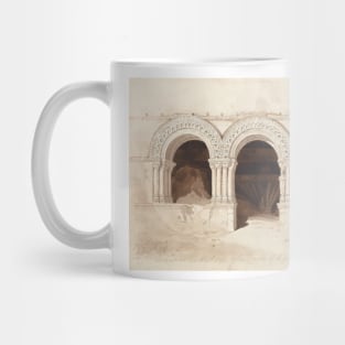 Arches in the West Side of the Cloister of Saint. Georges de Bocherville, near Rouen, Normandy by John Sell Cotman Mug